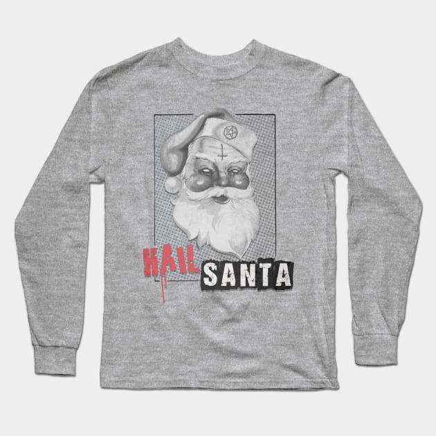 HAIL SANTA Long Sleeve T-Shirt by toruandmidori